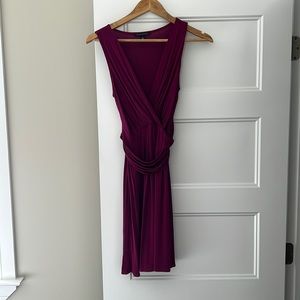 Banana Republic Maroon Wrap Dress